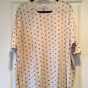 B & W polka dot LuLaRoe irma